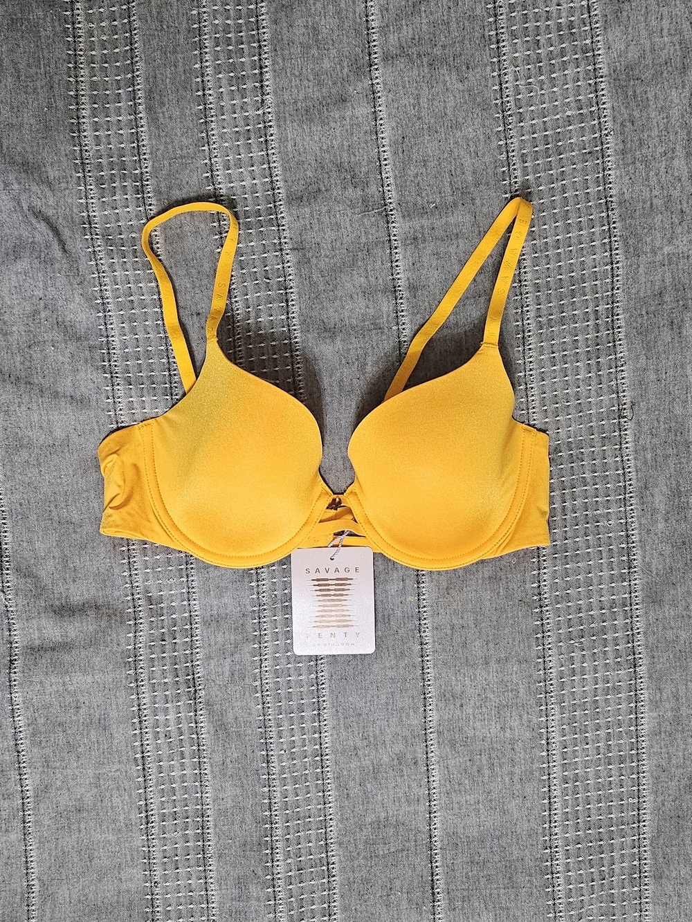 Savage X Fenty Bright Yellow Bra